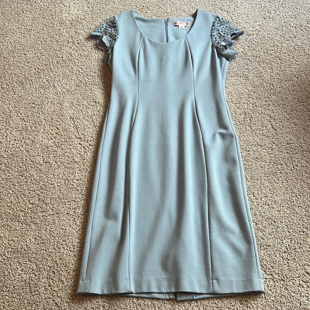 Baby blue dress